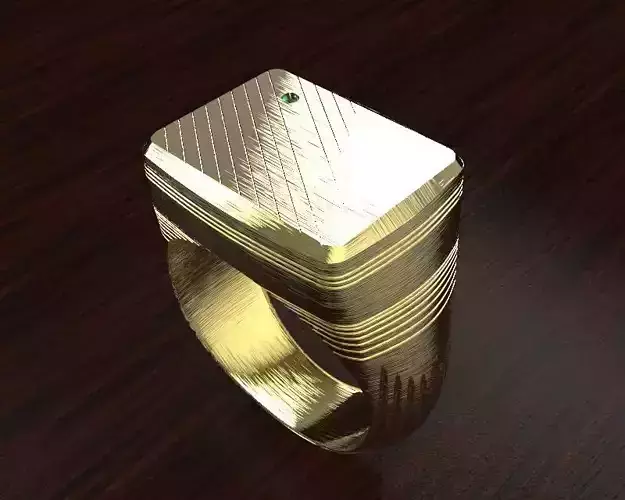 man gold ring
