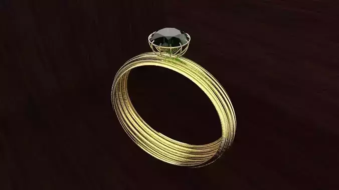 rings gold ring with stone