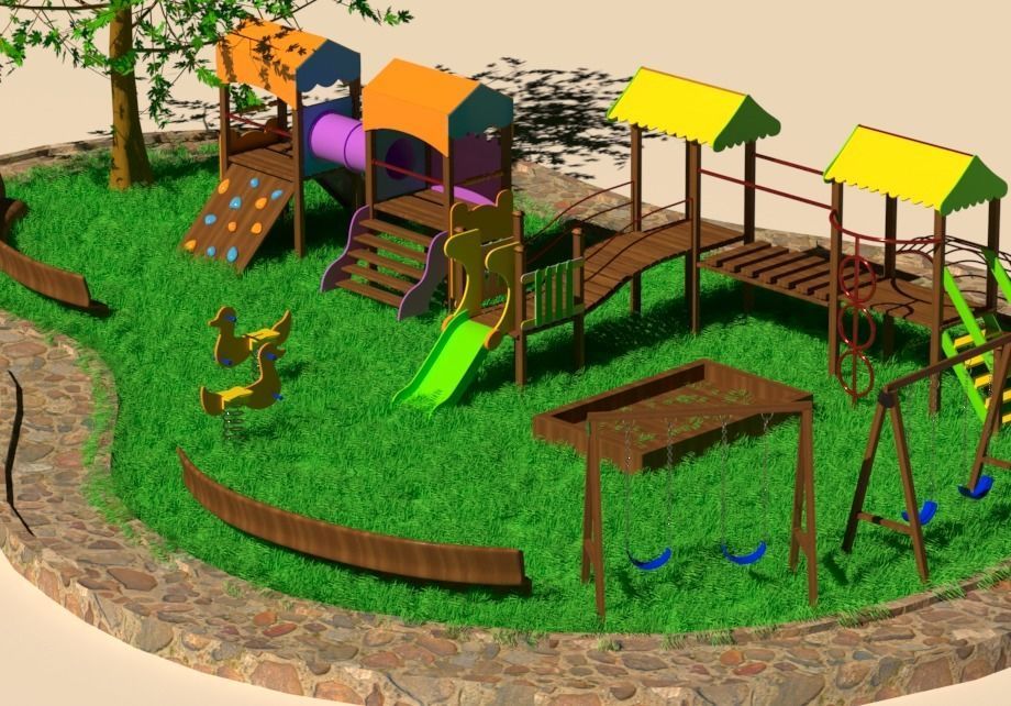 playground 3D model_2
