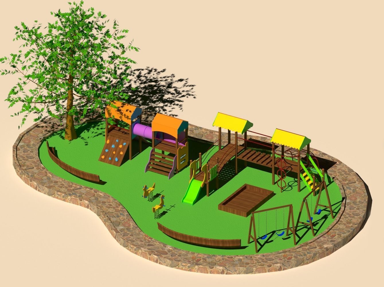 playground 3D model_1