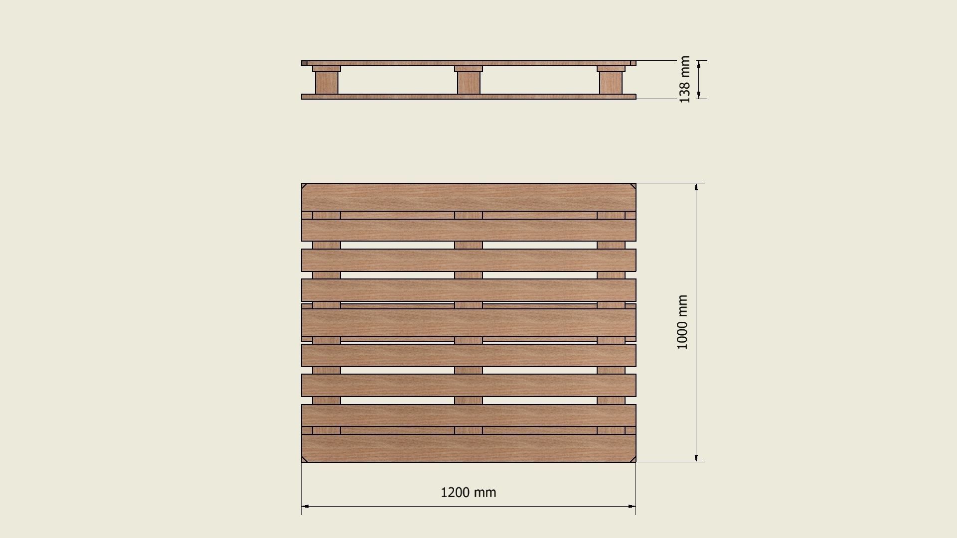 WOODEN PALLETS 3D model_3