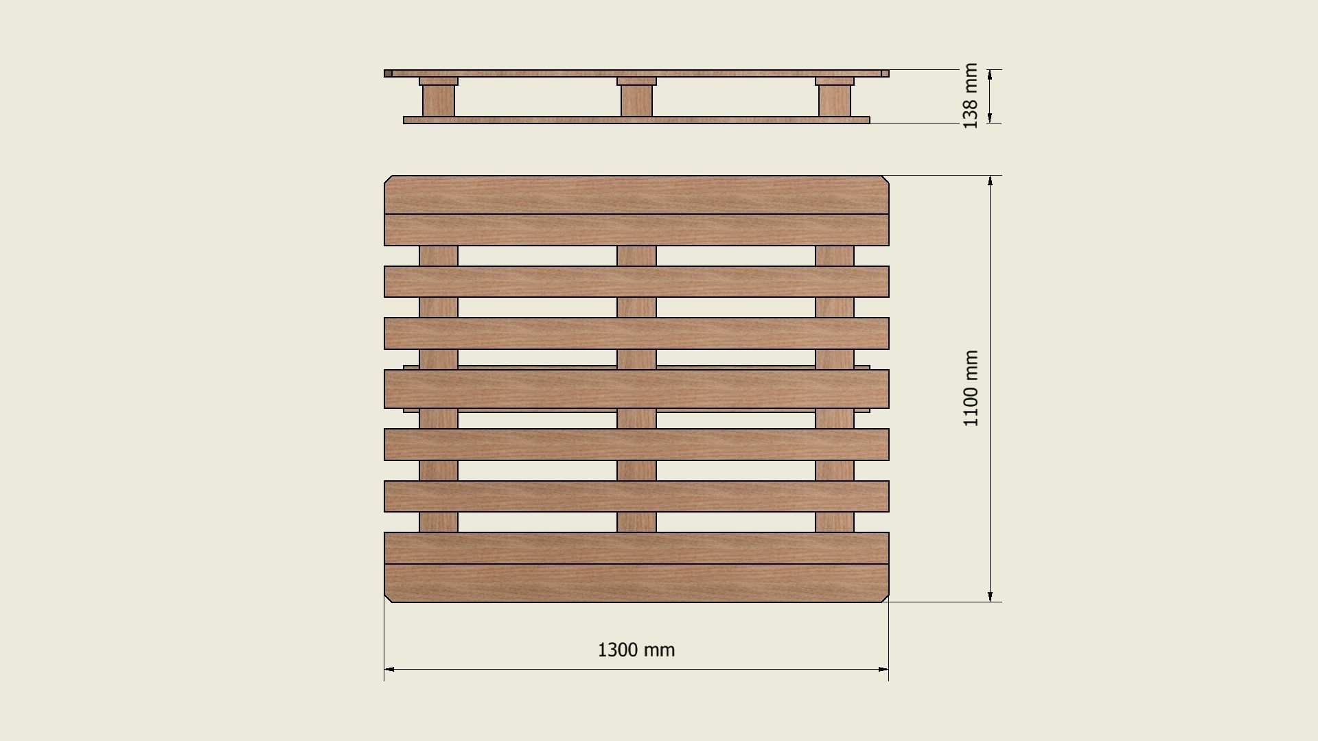 WOODEN PALLETS 3D model_4