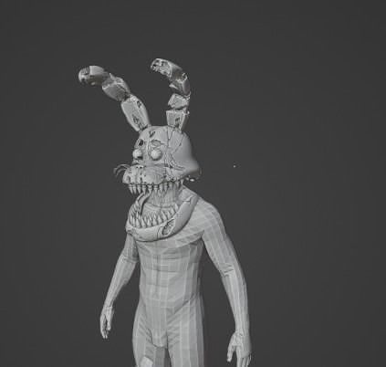 nightmare bonnie mask 3D print model