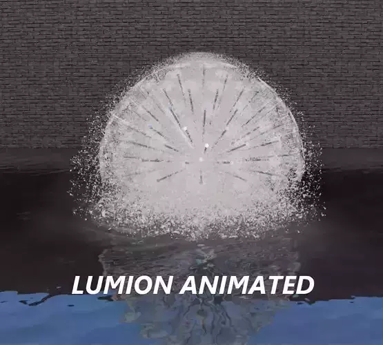 Lumion fountain - animated