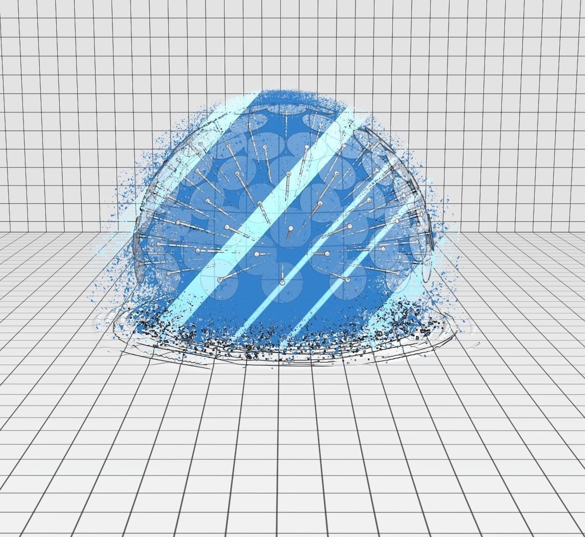 Lumion fountain - animated Low-poly 3D model_2