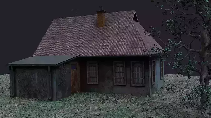 House east styled 3D model