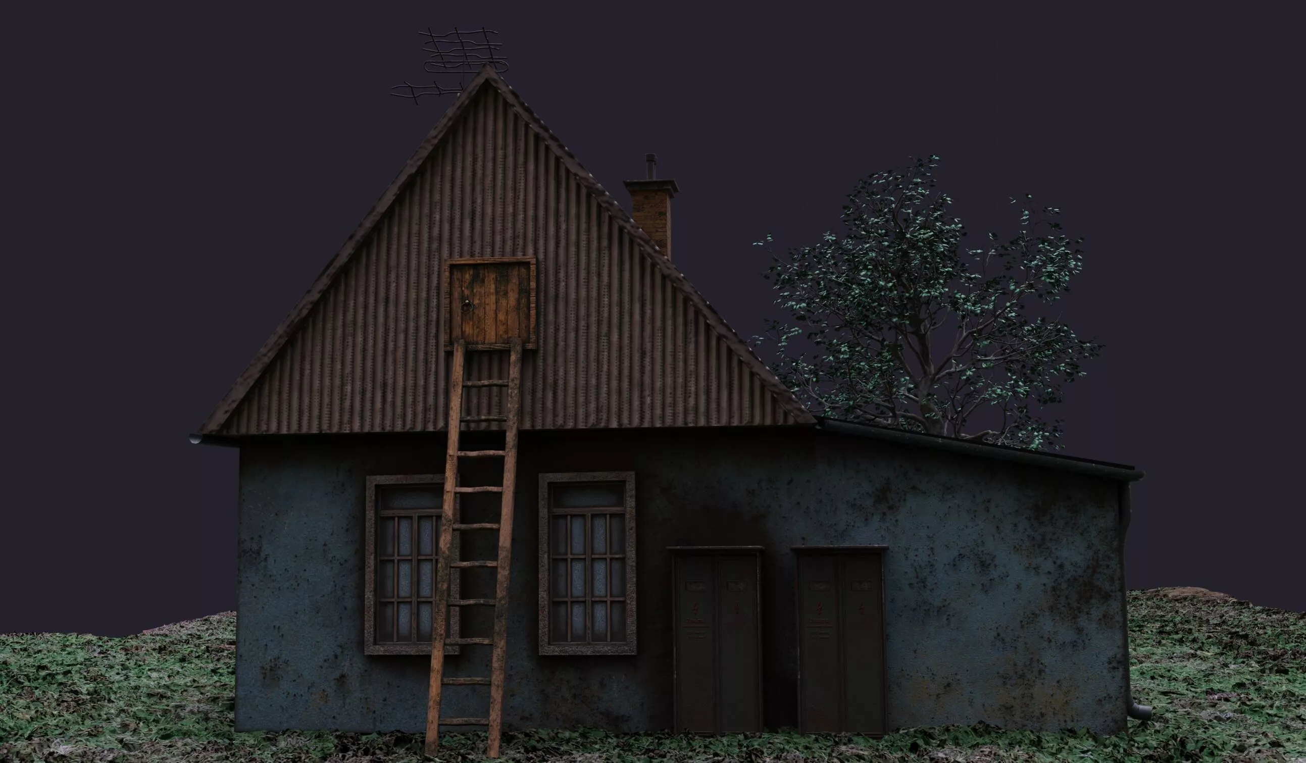 House east styled 3D model