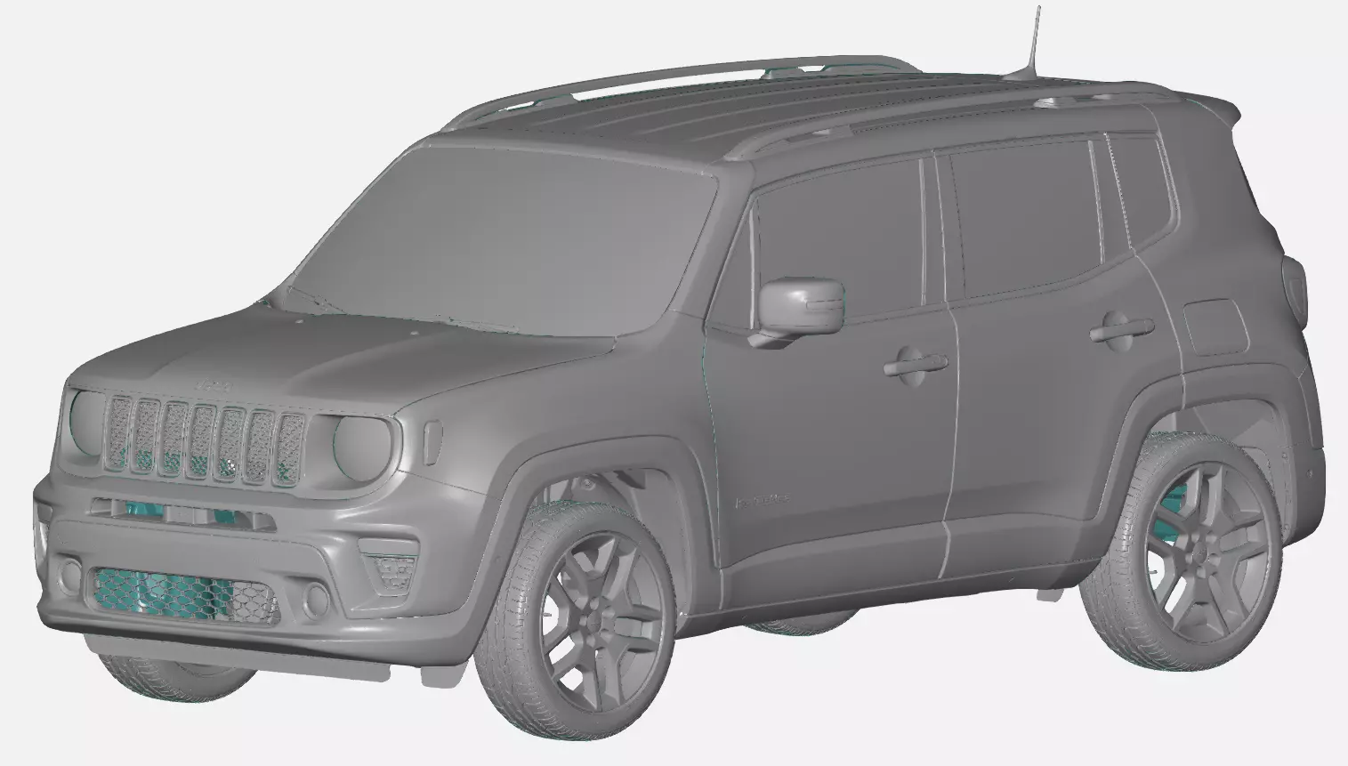 Jeep Renegade 4xe S 2020 - Exterior Scan 3D model