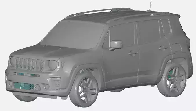 Jeep Renegade 4xe S 2020 - Exterior Scan 3D model