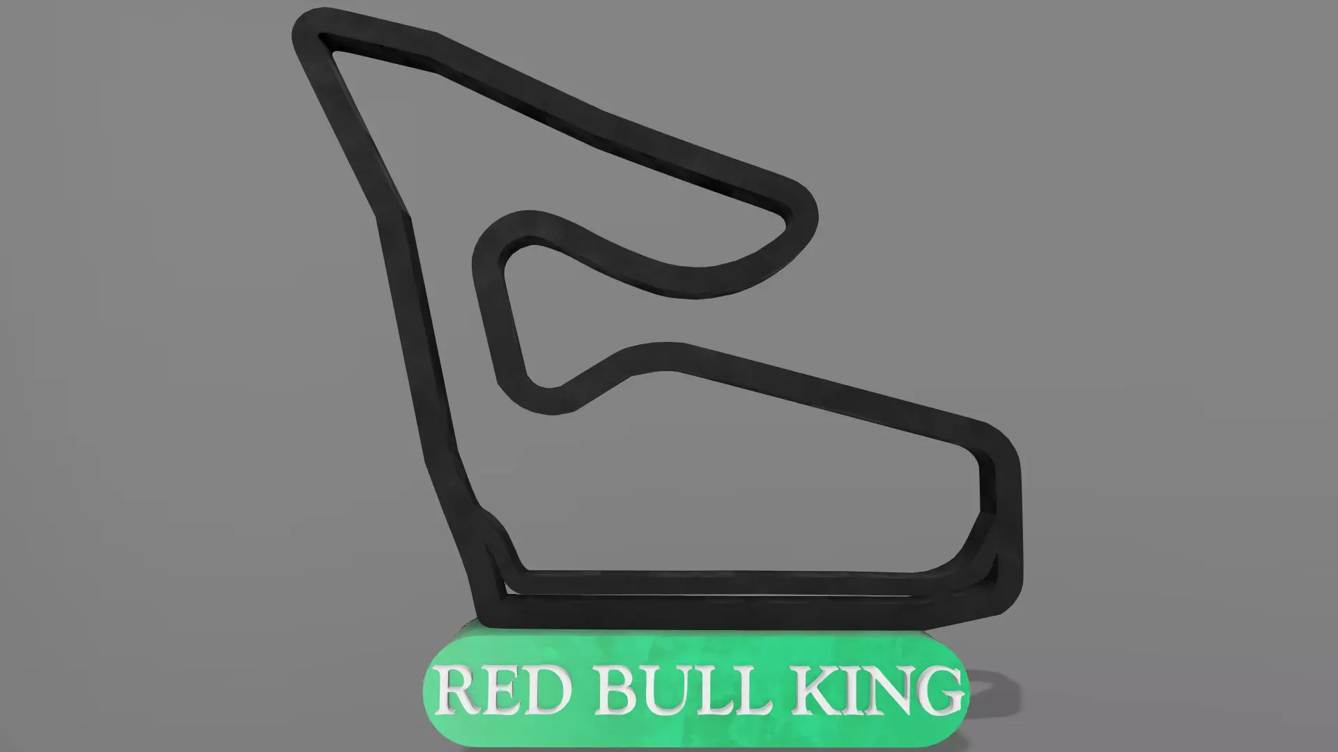 F1 Red Bull Racing Track Decor STL File Autodesk Fusion 360 3D print model_0