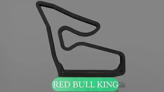 F1 Red Bull Racing Track Decor STL File Autodesk Fusion 360 3D print model