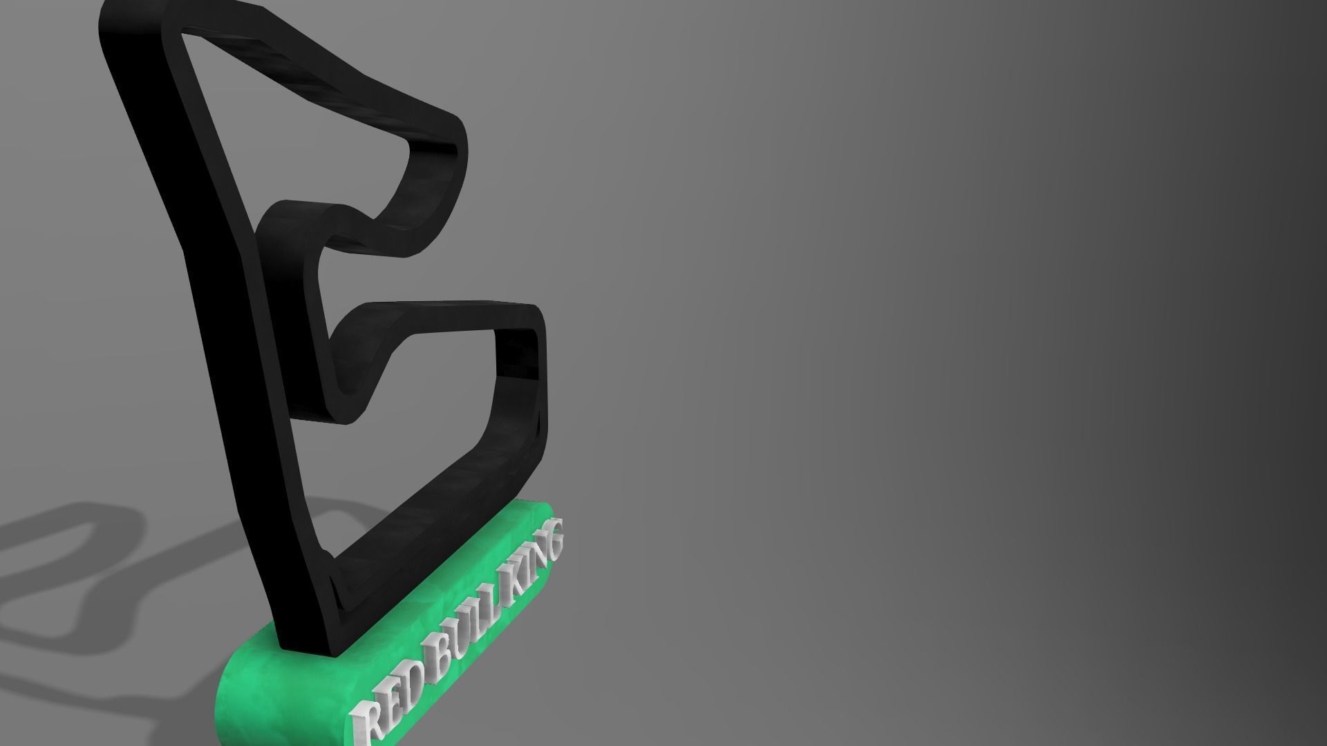 F1 Red Bull Racing Track Decor STL File Autodesk Fusion 360 3D print model_12