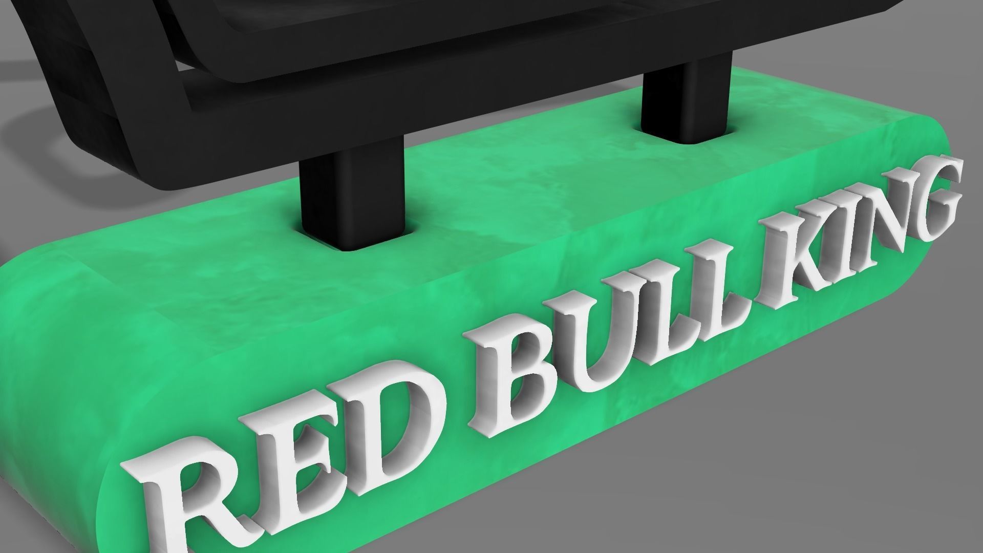 F1 Red Bull Racing Track Decor STL File Autodesk Fusion 360 3D print model_2
