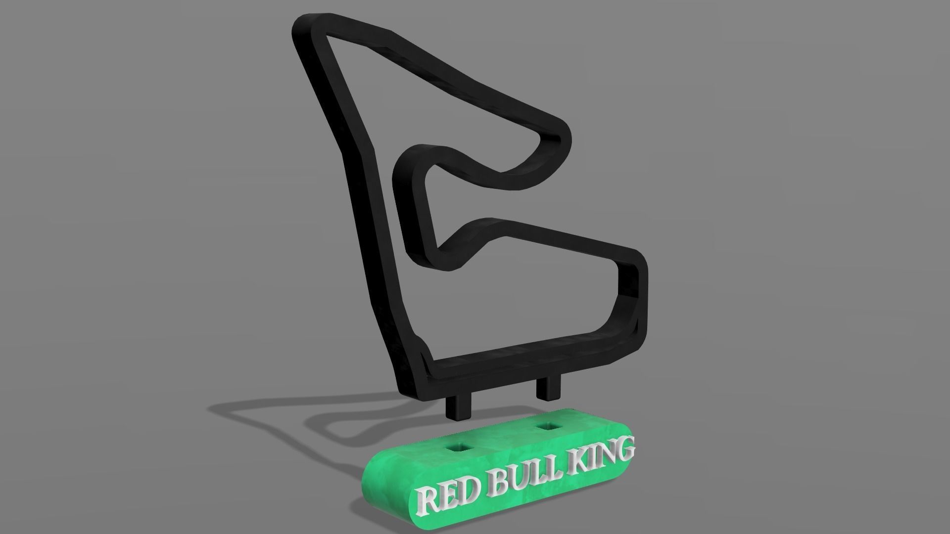 F1 Red Bull Racing Track Decor STL File Autodesk Fusion 360 3D print model_1