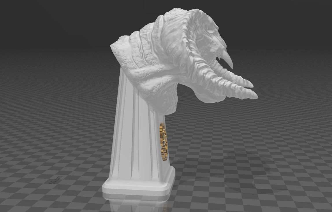 The Lord of the Rings - Balrog Bust 3D print model_3