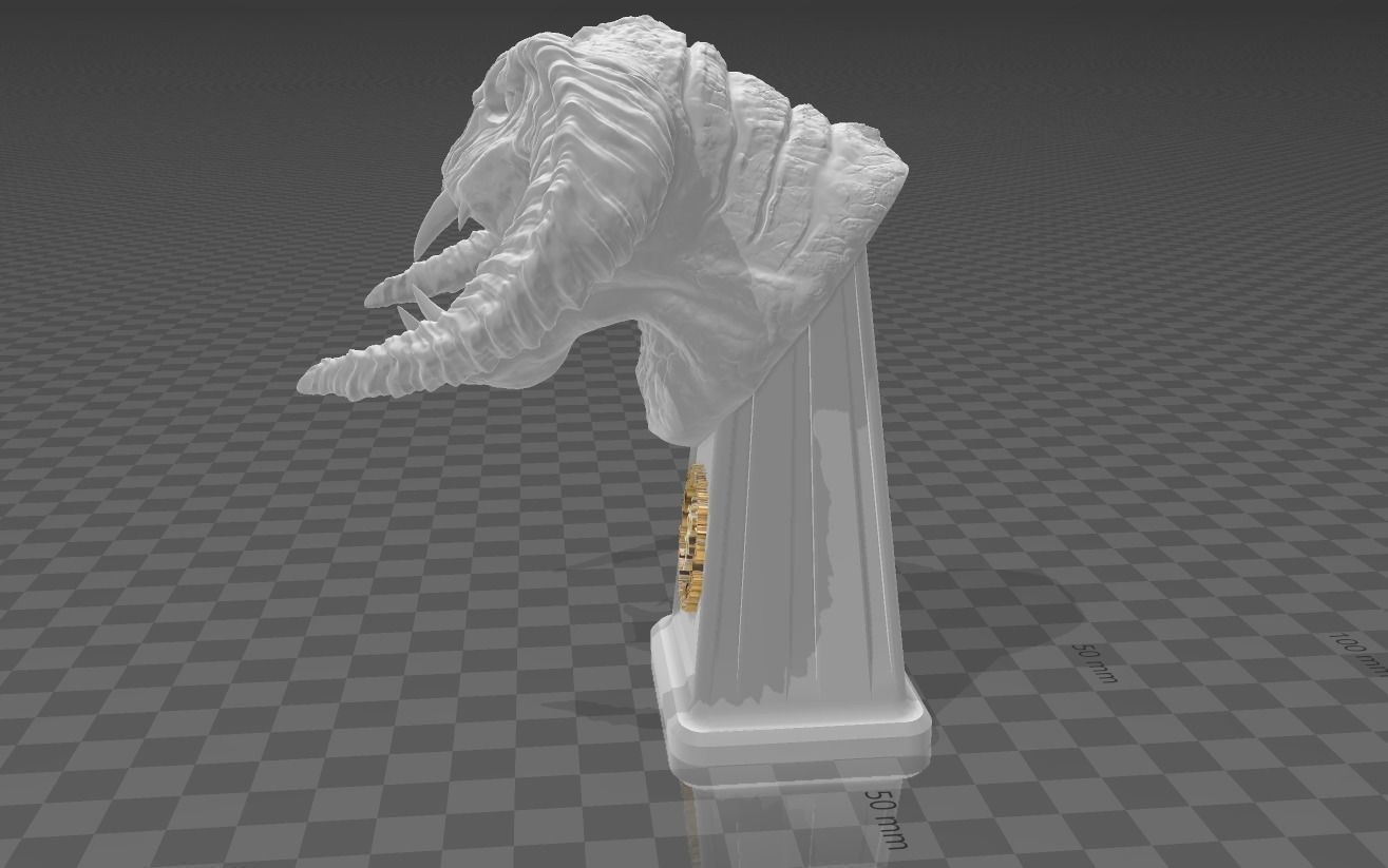 The Lord of the Rings - Balrog Bust 3D print model_1