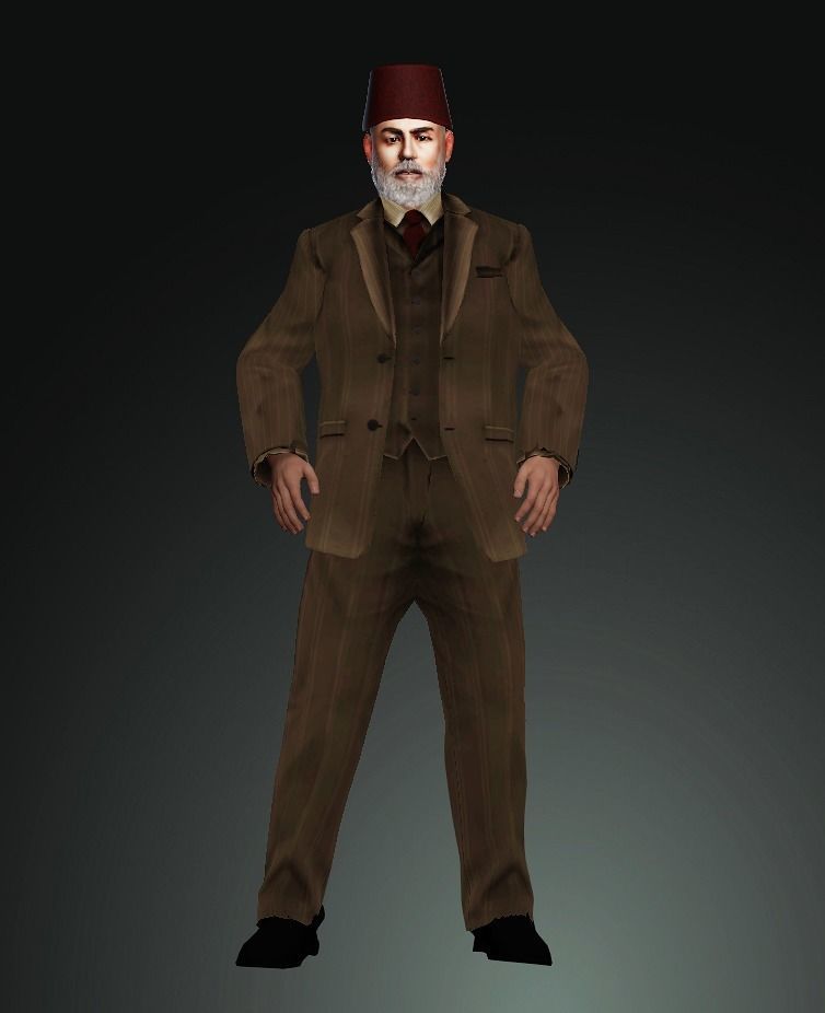 Mehmet Akif Ersoy 3D model_7