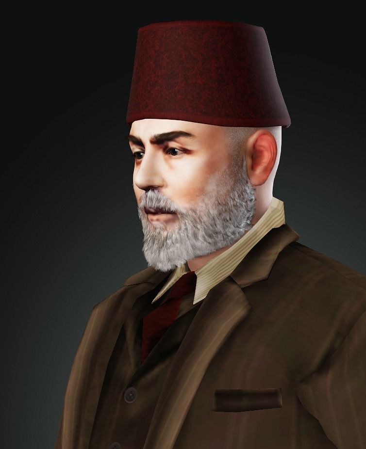 Mehmet Akif Ersoy 3D model_5