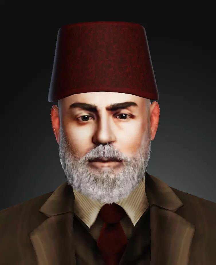 Mehmet Akif Ersoy 3D model_0