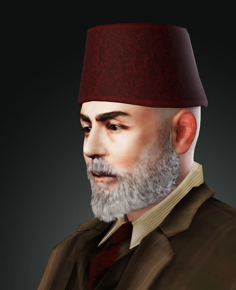 Mehmet Akif Ersoy 3D model_2