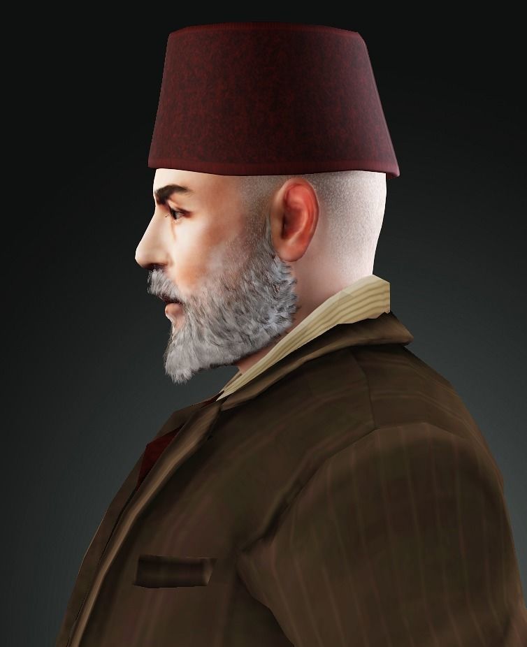 Mehmet Akif Ersoy 3D model_6