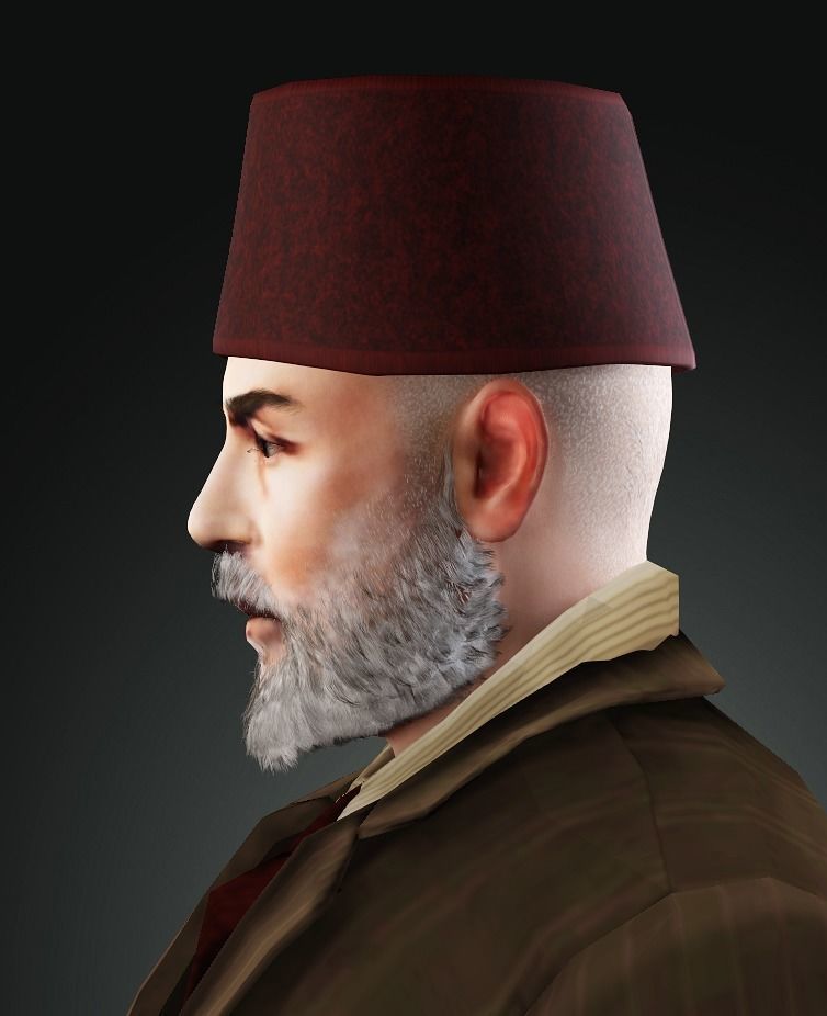 Mehmet Akif Ersoy 3D model_3