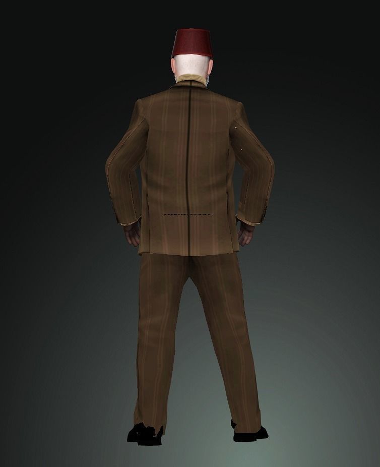 Mehmet Akif Ersoy 3D model_8