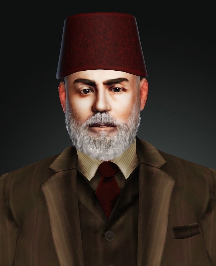 Mehmet Akif Ersoy 3D model_4