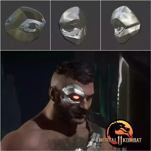 Kano cyber eye from Mortal Kombat 11 - Me Mad Eye 3D print model