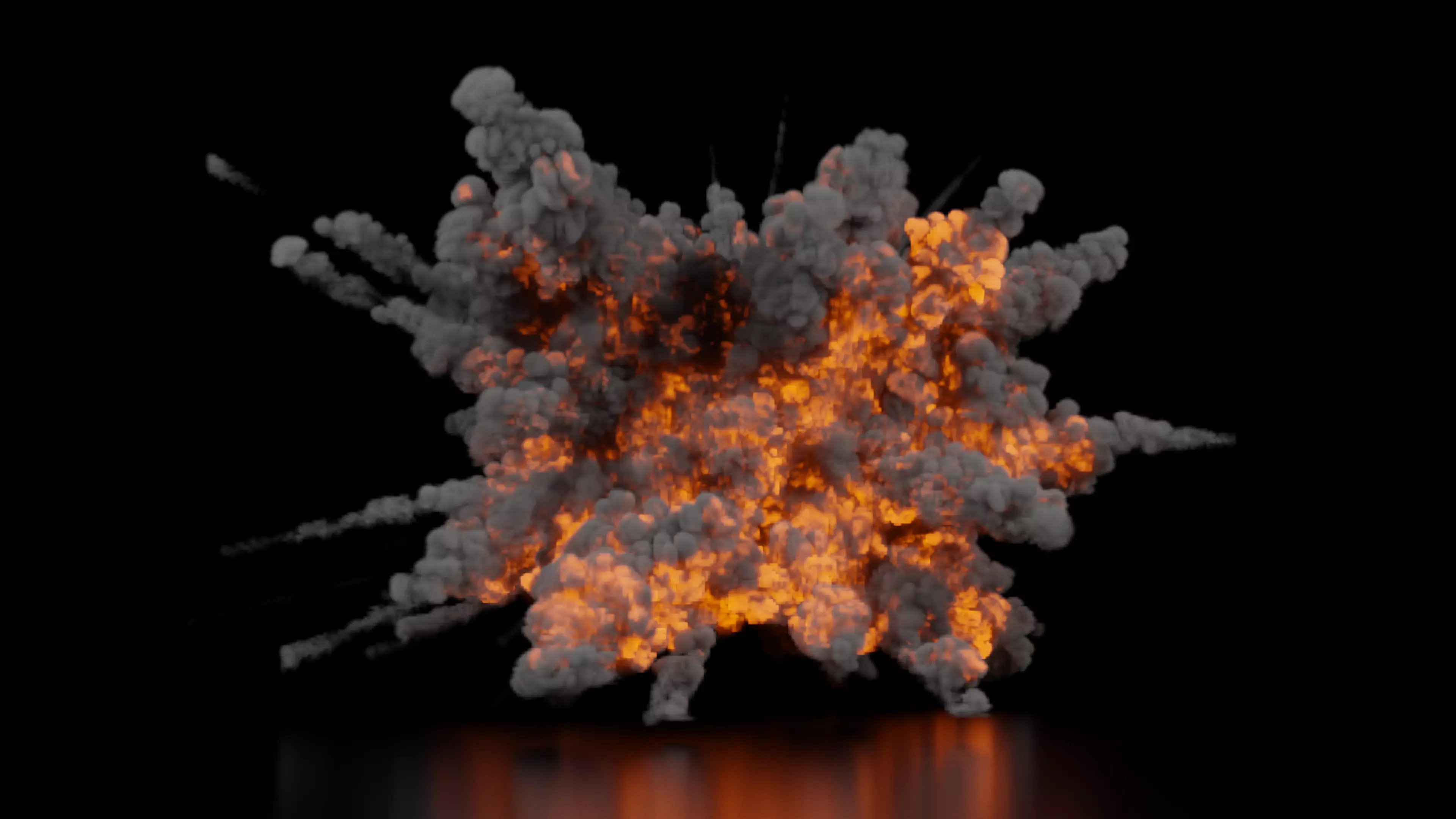 Grenade Explosion 3D model_0