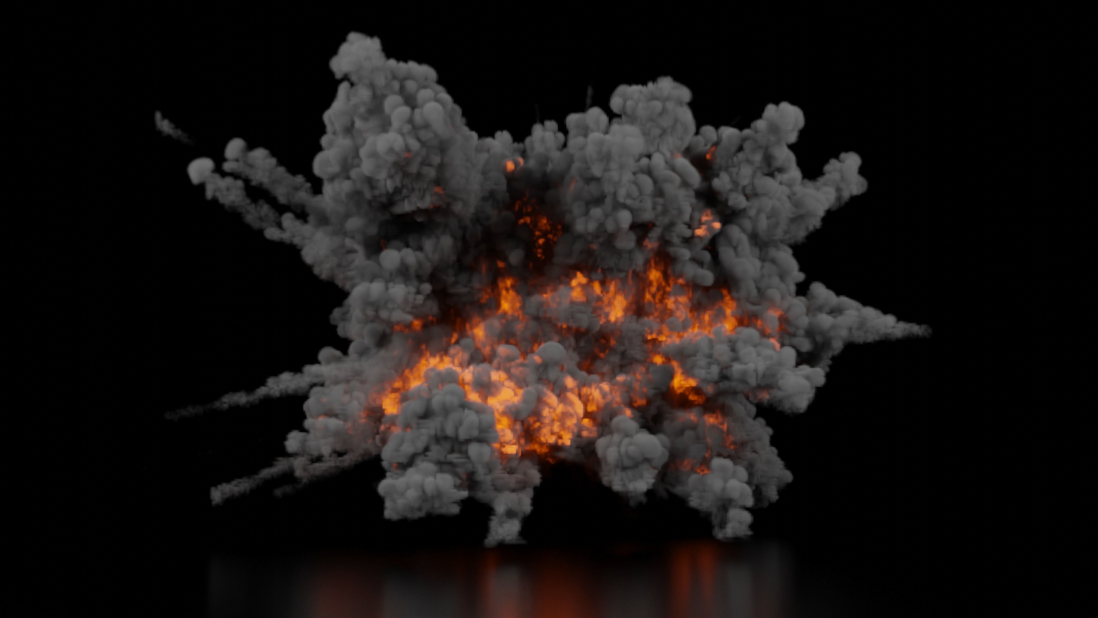Grenade Explosion 3D model_3