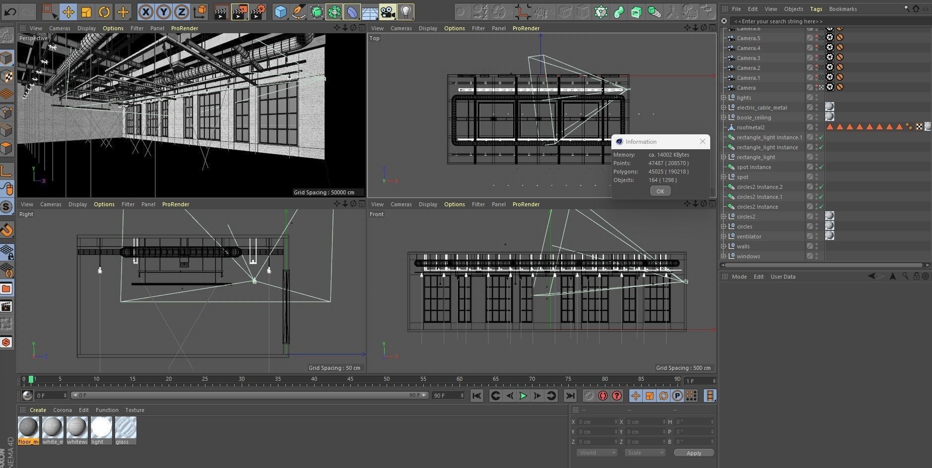 Loft Office interior 8 3D model_17