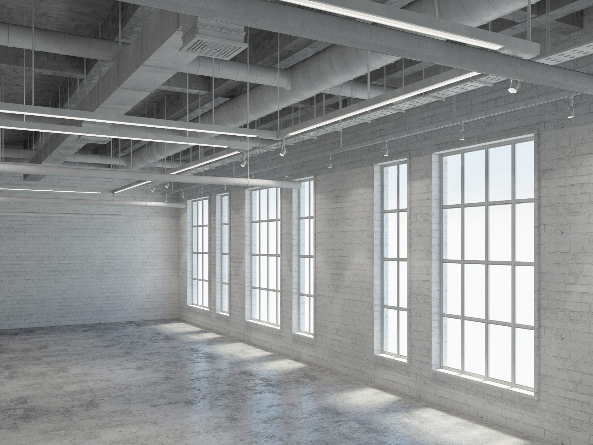 Loft Office interior 8 3D model_6