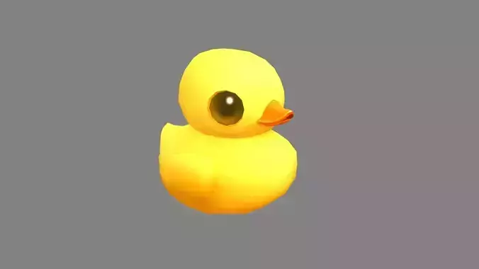 Cartoon little yellow duck - baby duck 