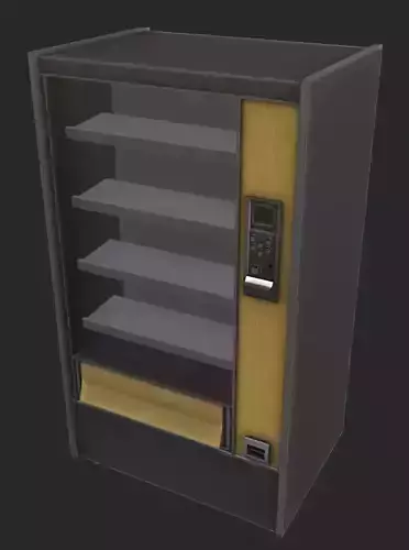 Selling automat Low-poly 3D model