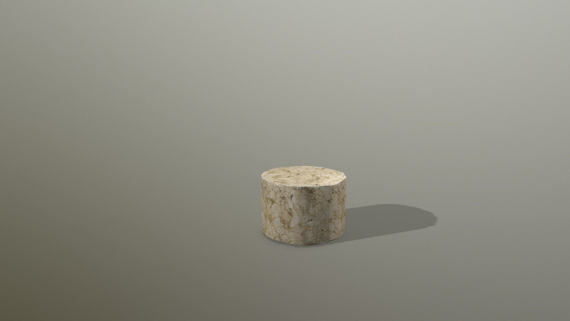 Altar Set stone column Low-poly 3D model_15