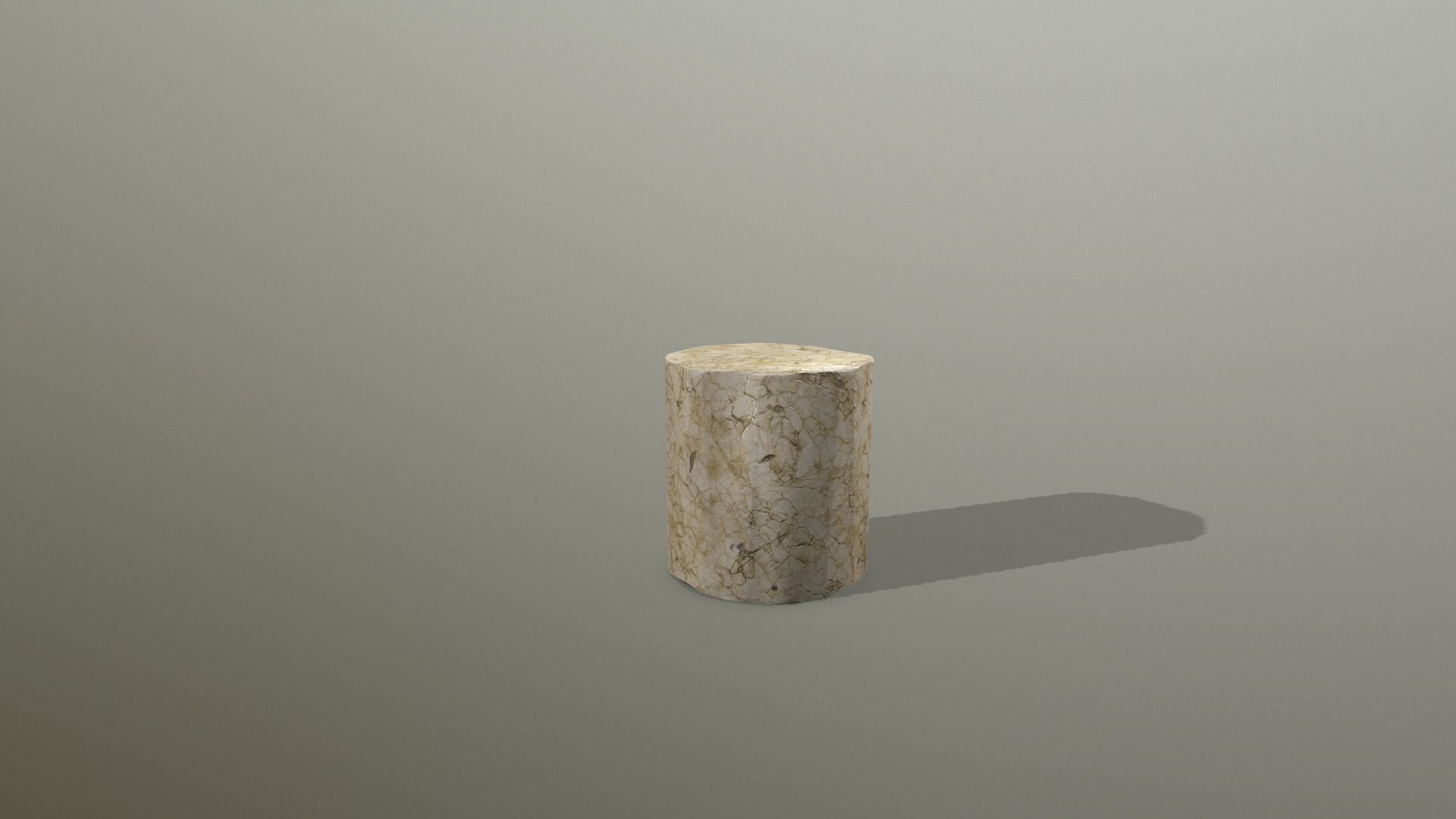 Altar Set stone column Low-poly 3D model_13