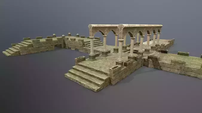 Altar Set stone column