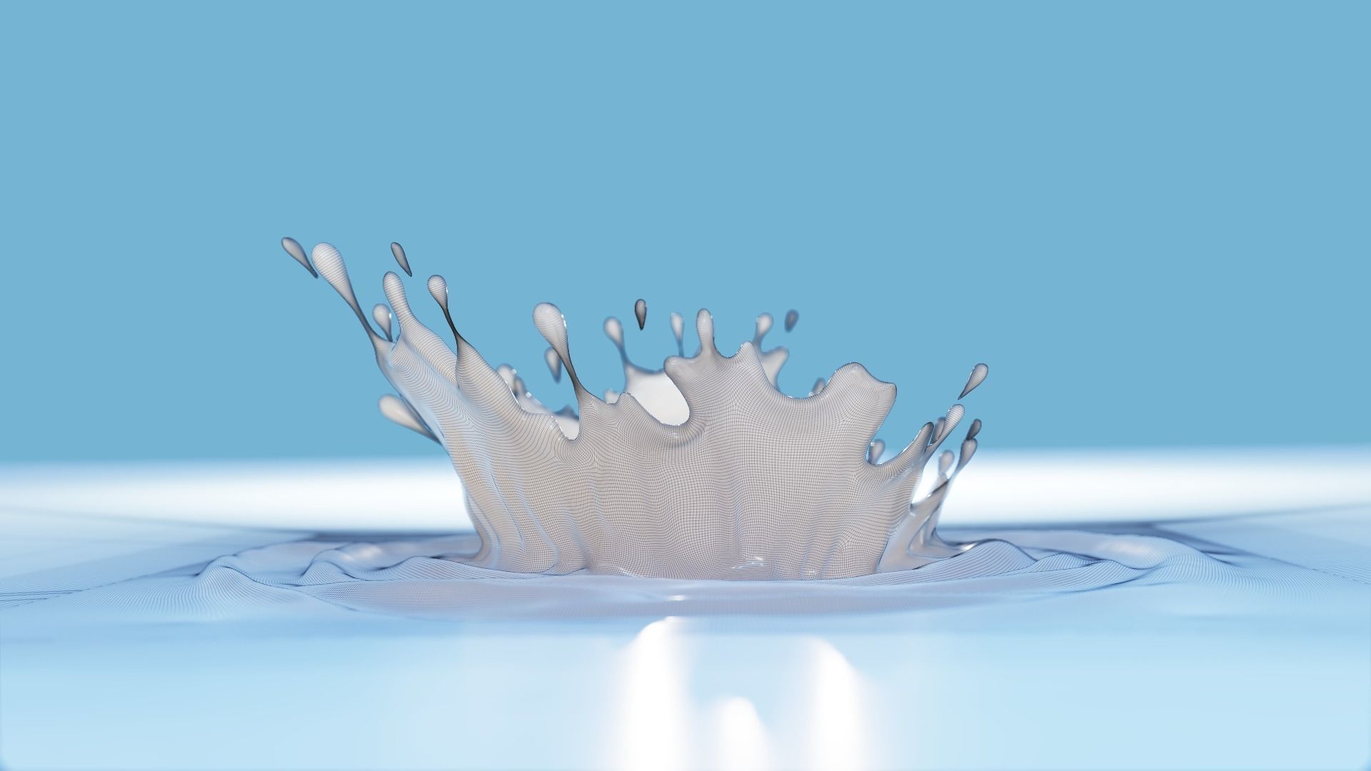 Milk Splash 3D model 3D model_25