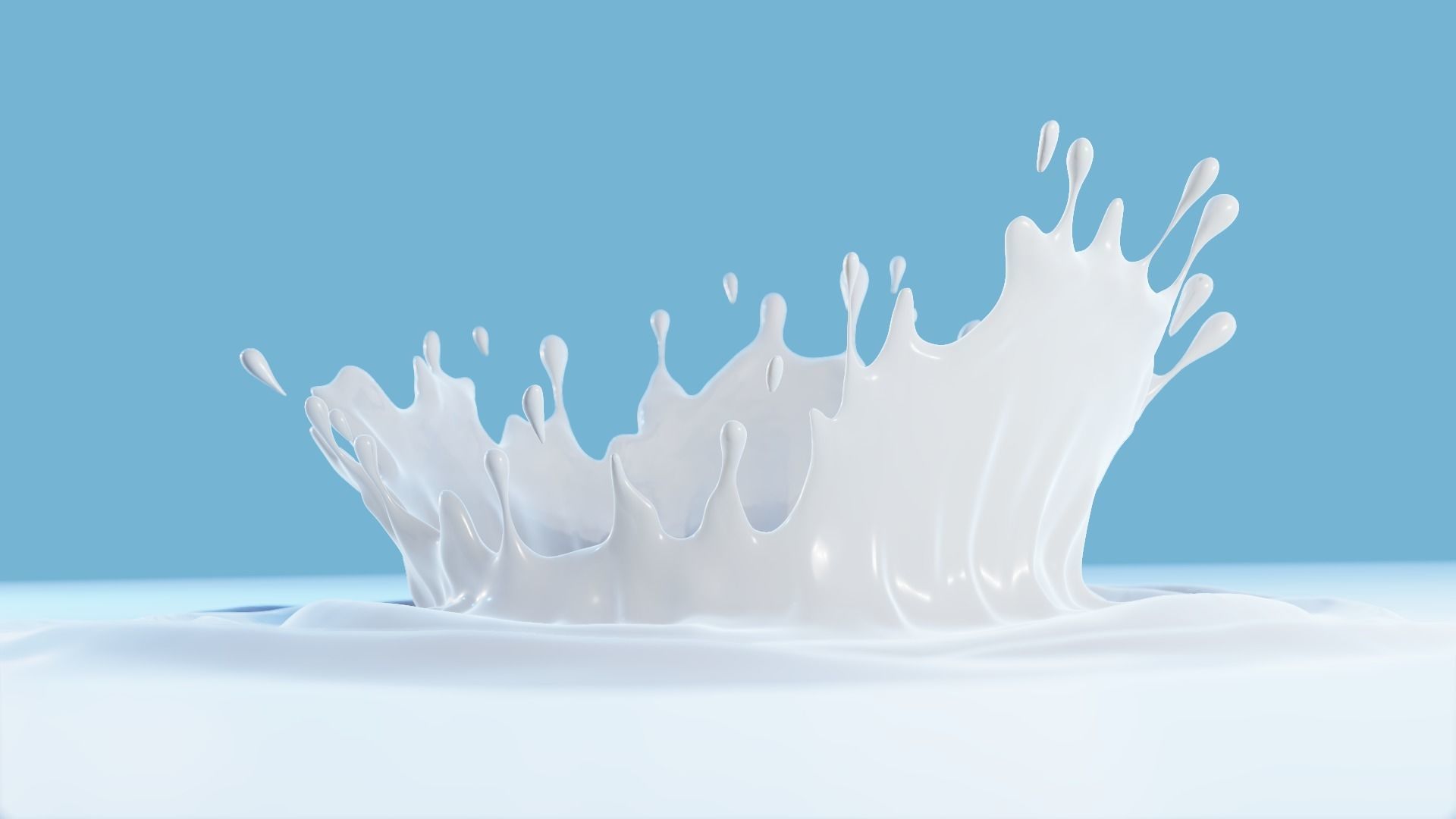 Milk Splash 3D model 3D model_21