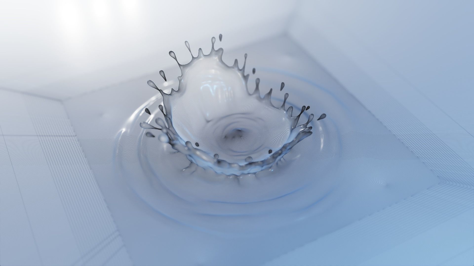 Milk Splash 3D model 3D model_30