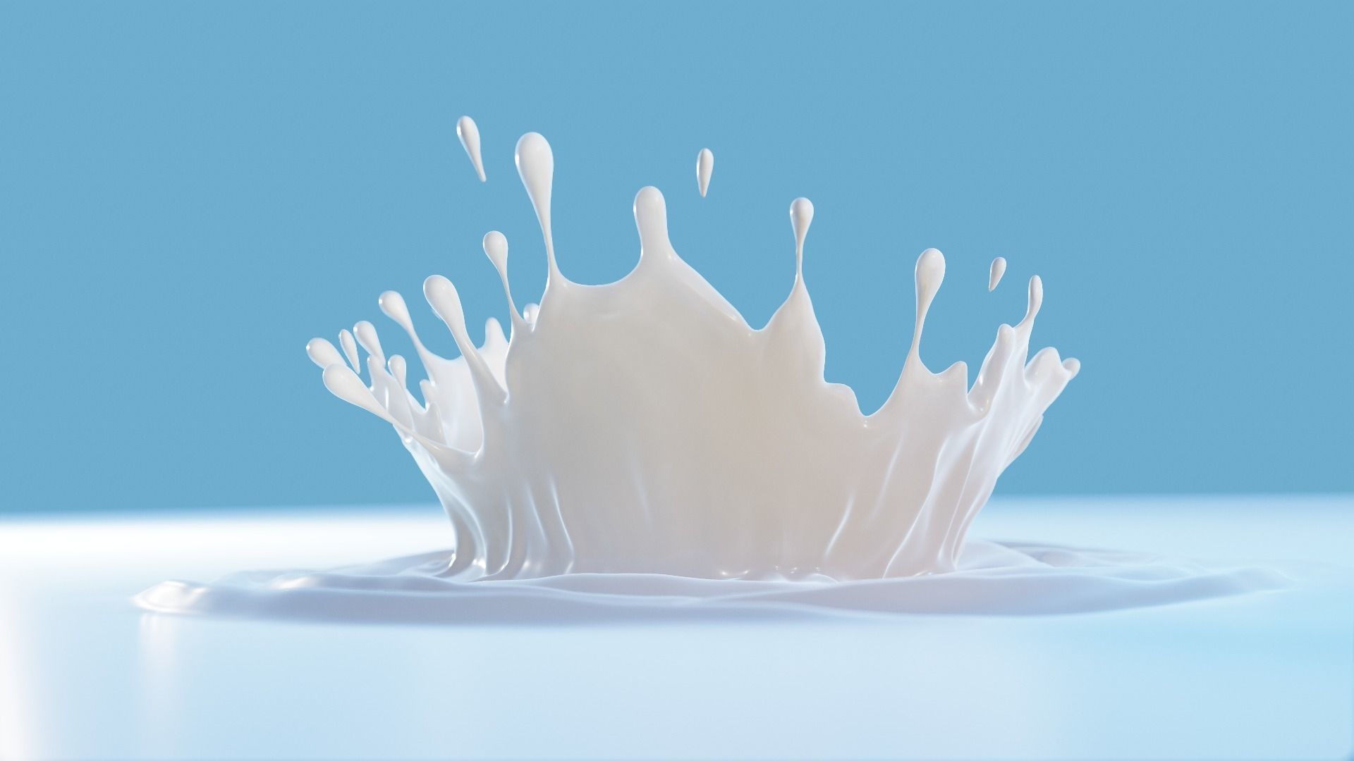 Milk Splash 3D model 3D model_19