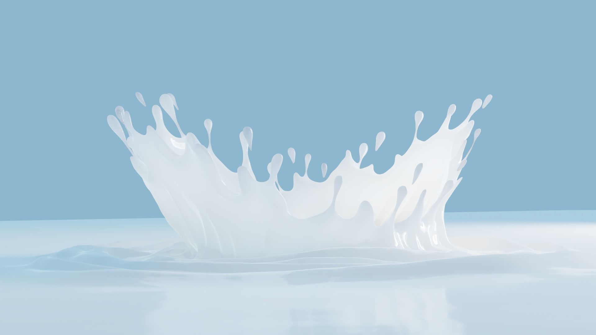 Milk Splash 3D model 3D model_5