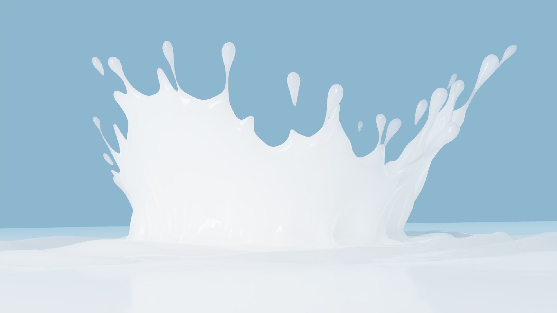 Milk Splash 3D model 3D model_7