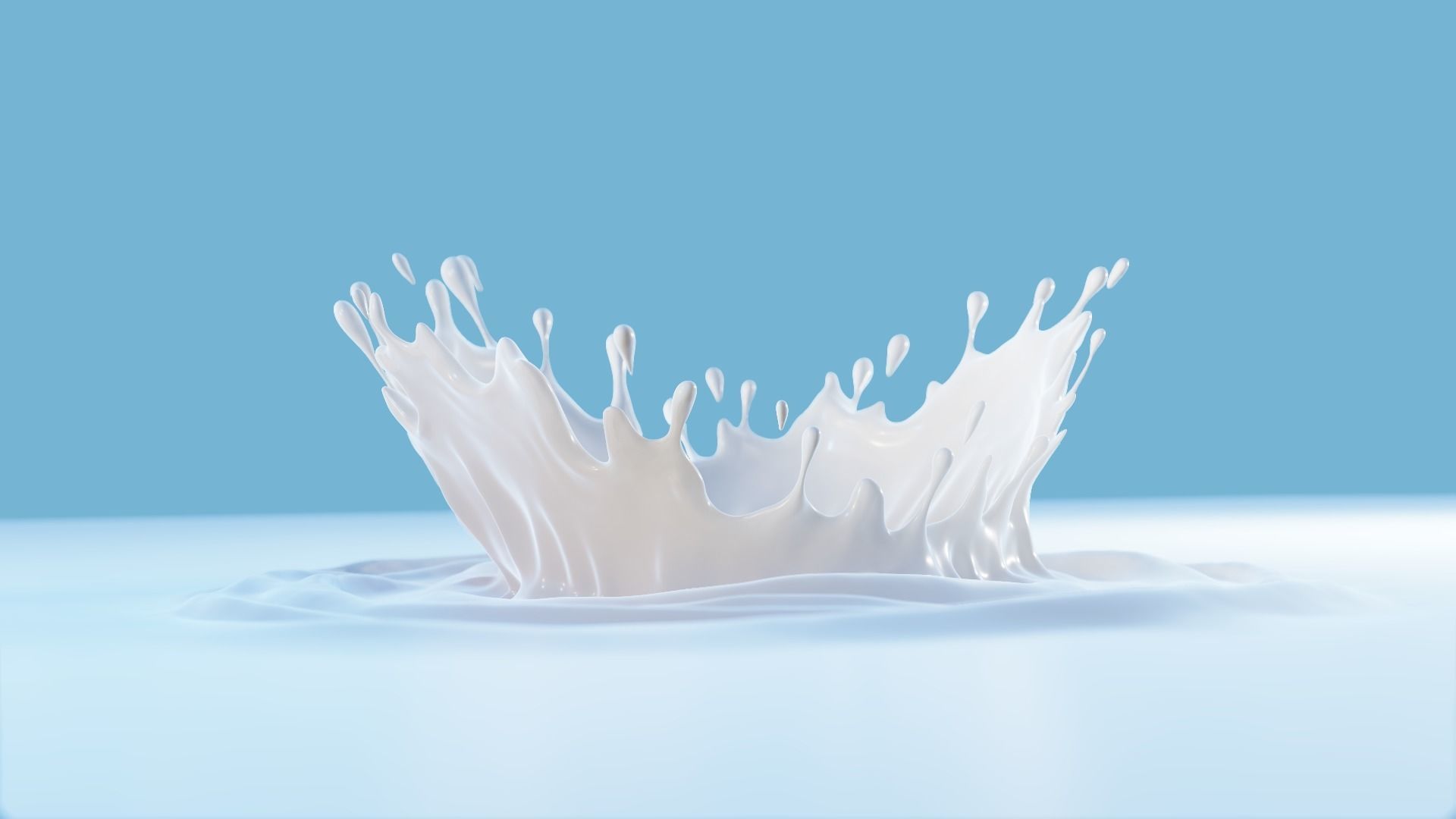 Milk Splash 3D model 3D model_20