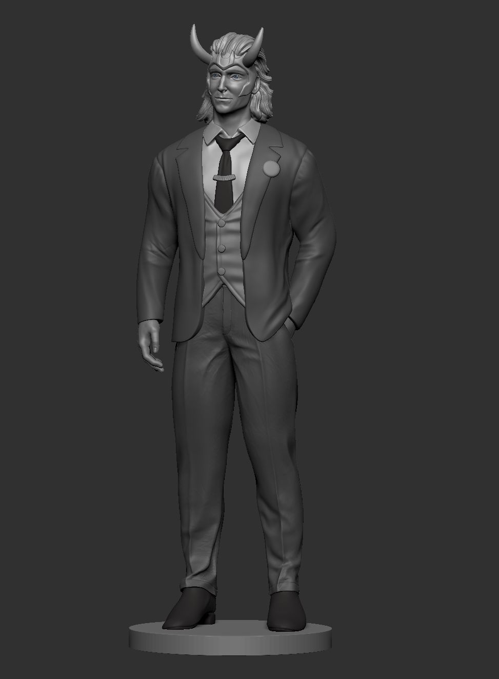 Loki Suited 3D print model_5