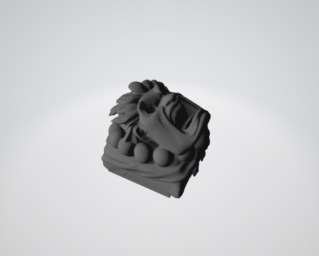 Akuma Keycap 3D print model_3
