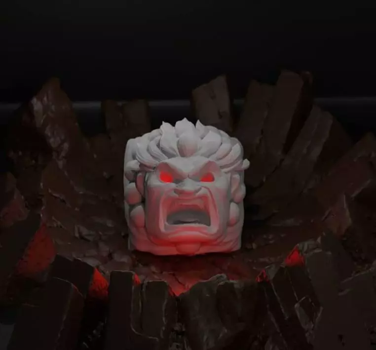 Akuma Keycap 3D print model_0