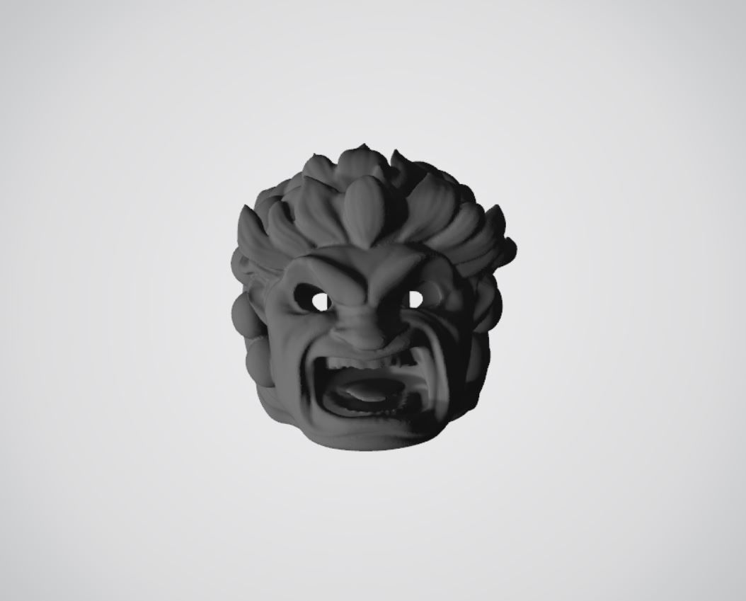 Akuma Keycap 3D print model_5