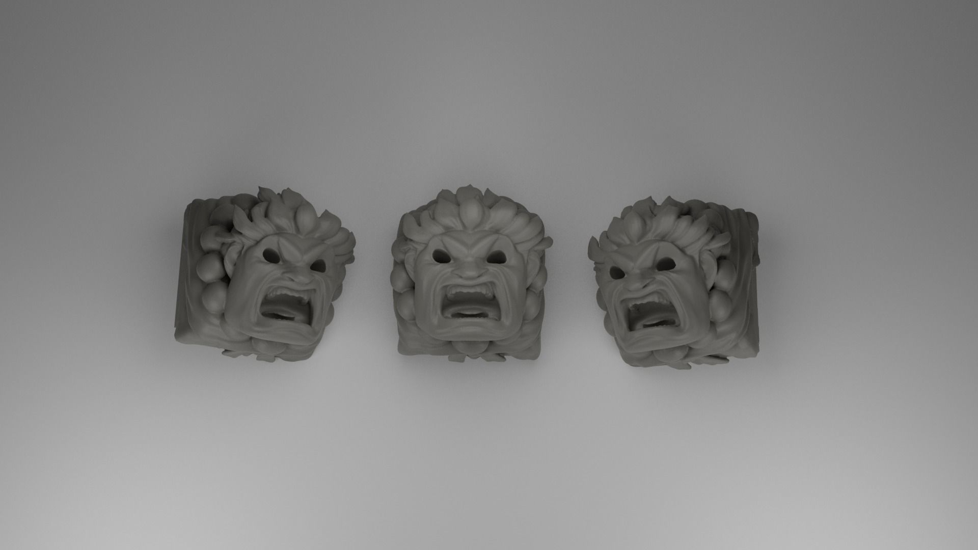 Akuma Keycap 3D print model_1